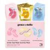 grace & stella Award Winning Under Eye Mask – Early Christmas Gift Ideas, Gifts for Women- Undereye Patches for Dark Circles, Puffiness, Wrinkles (Gold Eye Mask 48 Pairs + Hyaluronic Acid Serum 17ml)(Gold  Pink  Blue (72 Pairs))