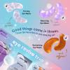 grace & stella Retinol Under Eye Patches for Puffy Eyes and Dark Circles – Restoring Gel Under Eye Masks with Hyaluronic Acid – Vegan Skincare, White Elephant Gifts for Adults (Purple, 48 Pairs)(Gift Set (12 pairs))