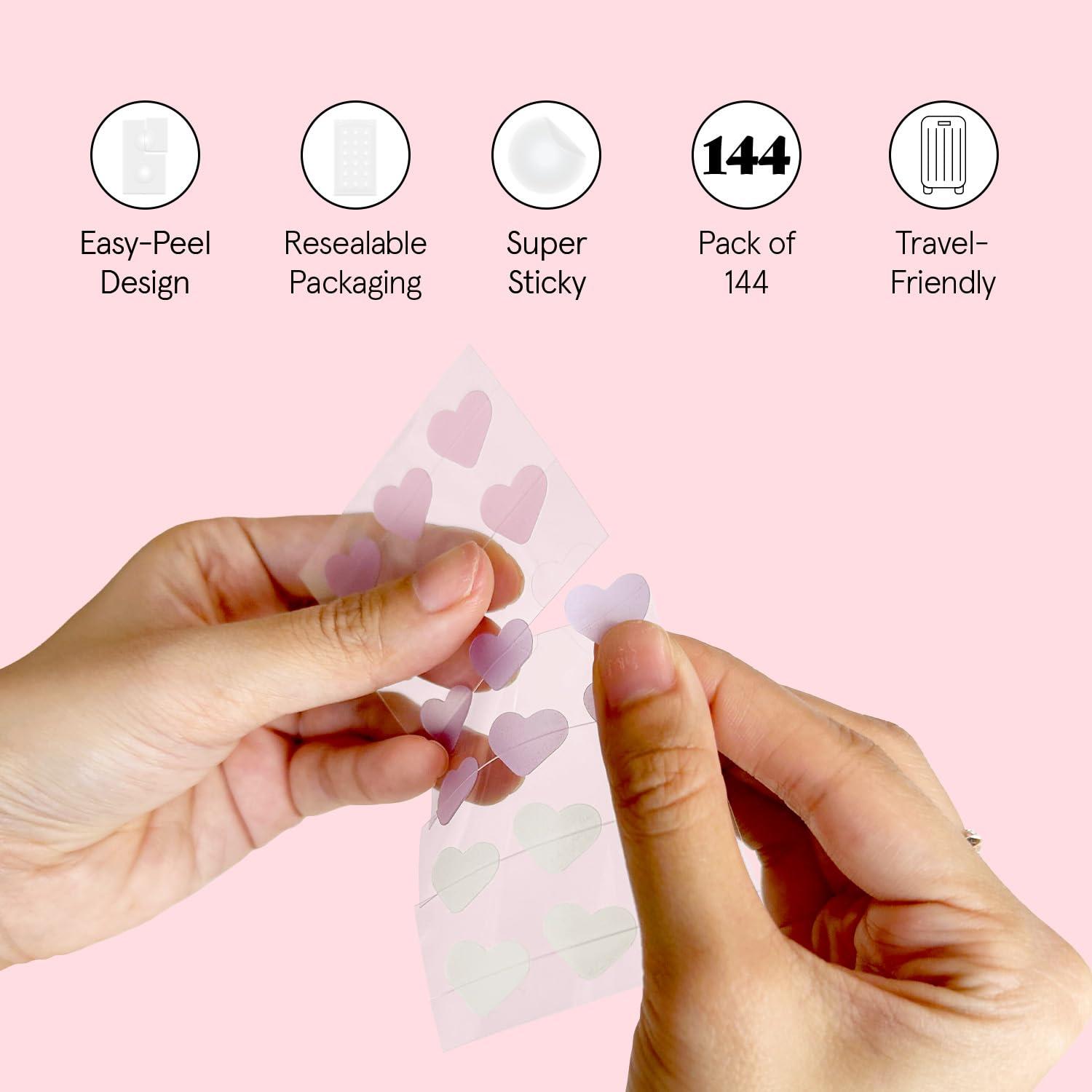 imagegrace ampamp stella Award Winning Pore Strip Pimple Patches for Face Hydrocolloid Acne Patches Absorbs Zits Reduces Redness Cute Patches DermatologistTested Vegan Multishape 72 Count144 Count Pack of 1