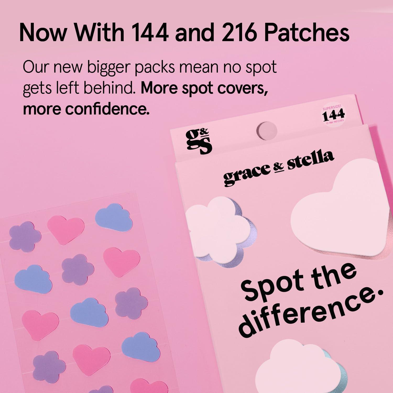 imagegrace ampamp stella Award Winning Pore Strip Pimple Patches for Face Hydrocolloid Acne Patches Absorbs Zits Reduces Redness Cute Patches DermatologistTested Vegan Multishape 72 Count216 Count Pack of 1