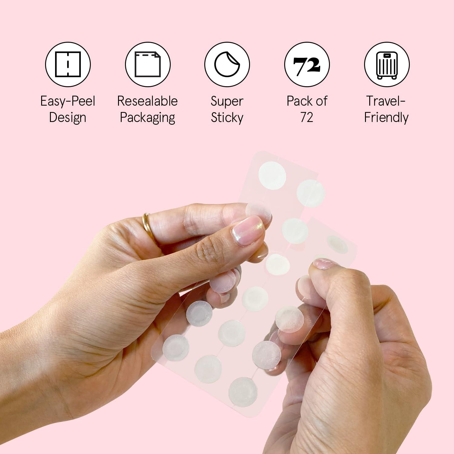 imagegrace ampamp stella Award Winning Pore Strip Pimple Patches for Face Hydrocolloid Acne Patches Absorbs Zits Reduces Redness Cute Patches DermatologistTested Vegan Multishape 72 Count72 Count Pack of 1