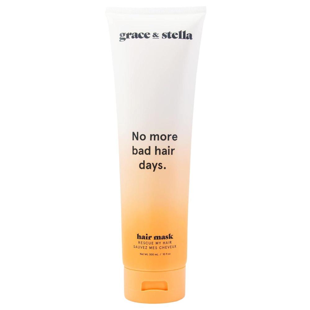 imageRescue My Hair Mask 300ml Vegan Hair Mask For Dry Damaged Hair Argan Oil Curly Hair Mask Vegan Protein Hair Bonding Deep Conditioner For Dry Damaged Hair Hair Masque by grace and stella