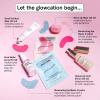 grace & stella Award-Winning Skin Care Set – Stocking Stuffers for Teen Girls, Christmas Gifts for Women – Travel Essentials with Gold Eye Masks, Hyaluronic Acid Serum & Rose Spray, Beauty Gift Set(Weekend Reset Edit)