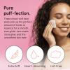 grace & stella Face Pads for Toner, Essence, and DIY Mask (100 Count) – Soft, Lint-Free Makeup Remover Pads – Durable XL Facial Pad for Skincare – Vegan, Cruelty-Free(Pack of 100)
