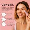 grace & stella Under Eye Brightener with Cooling Metal Rollerball – Ceramide & Caffeine Eye Cream for Puffy Eyes – Travel Size Toiletries – Vegan Skincare (15ml / 0.51floz)(Moisturizing Eye Serum with Rose Quartz Ball)