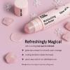 grace & stella Under Eye Brightener with Cooling Metal Rollerball – Ceramide & Caffeine Eye Cream for Puffy Eyes – Travel Size Toiletries – Vegan Skincare (15ml / 0.51floz)(Moisturizing Eye Serum with Rose Quartz Ball)