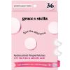 grace & stella Award Winning Pore Strip – Pimple Patches for Face – Hydrocolloid Acne Patches – Absorbs Zits, Reduces Redness – Cute Patches Dermatologist-Tested, Vegan (Multishape, 72 Count)(36 Count (Pack of 1))