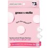 grace & stella Award Winning Pore Strip – Pimple Patches for Face – Hydrocolloid Acne Patches – Absorbs Zits, Reduces Redness – Cute Patches Dermatologist-Tested, Vegan (Multishape, 72 Count)(72 Count (Pack of 1))