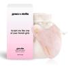grace & stella Gua Sha Massage Tool, Rose Quartz, Face Sculpting, Lymphatic Drainage, Depuffing