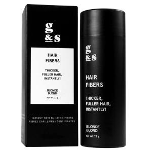 Hair Building Fibers for Balding Hair (22g / Large Bottle) – Instant Hair Thickening Fibers for Thinning Hair – Discreetly Cover Bald Spots by grace and stella (Blond)